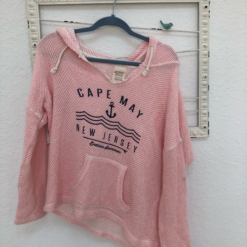 Pink beachy sweatshirt